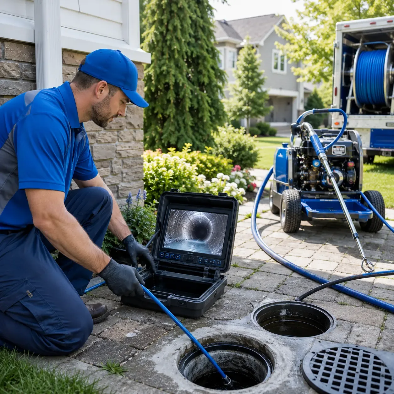Outdoor drain cleaning professionals serving Fremont, NC
